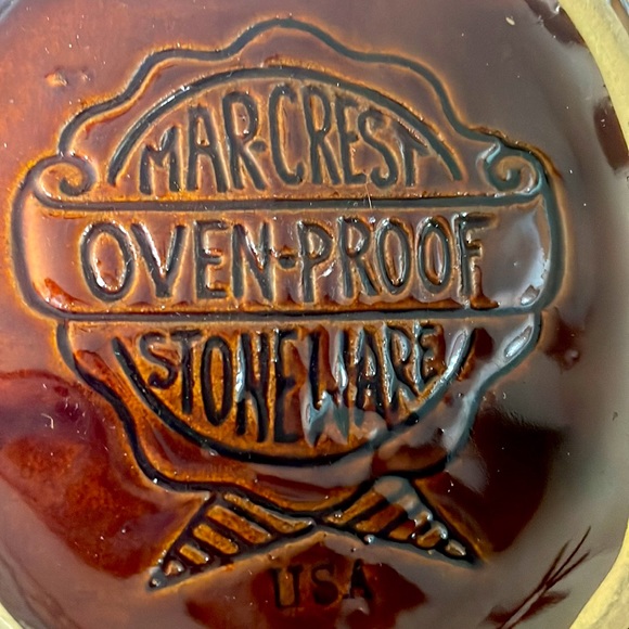 MAR-CREST➕Vintage Divided Stoneware Bowl - Picture 7 of 7